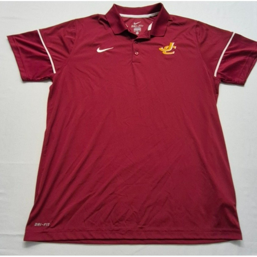 Jones College Bobcats Nike Dri-Fit men's maroon polo sz. XL